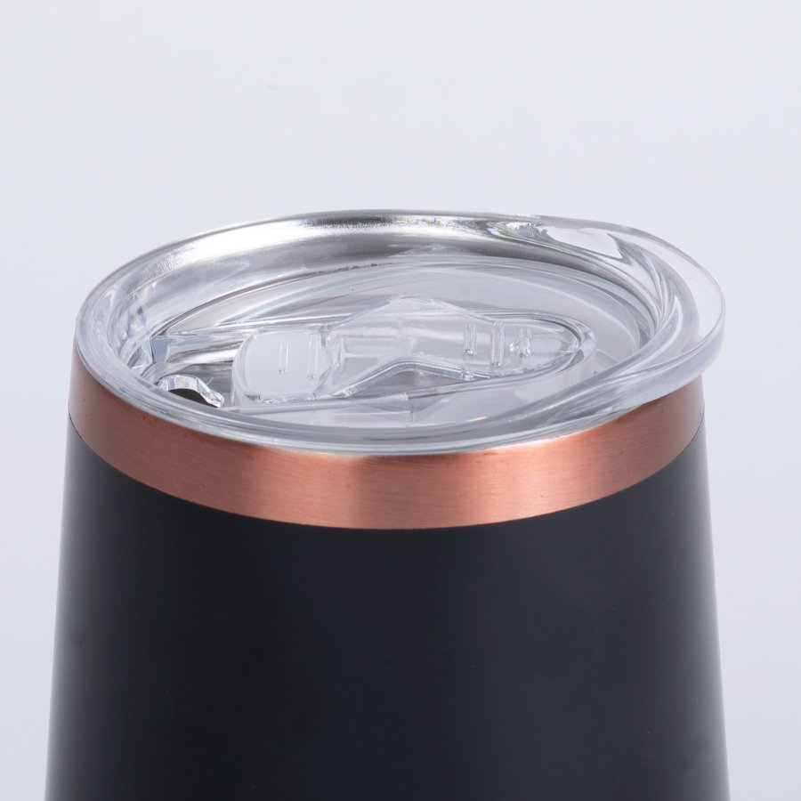 Vaso térmico negro/encobrizado "LEEDS" 350cc — foto 7