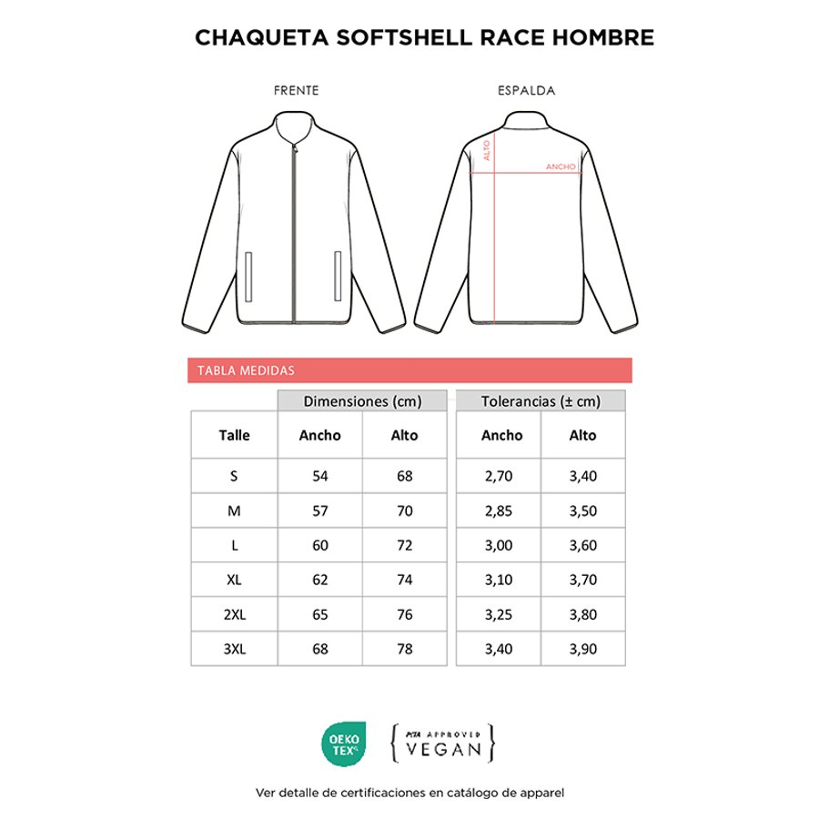 Chaqueta Softshell Race Hombre — foto 12