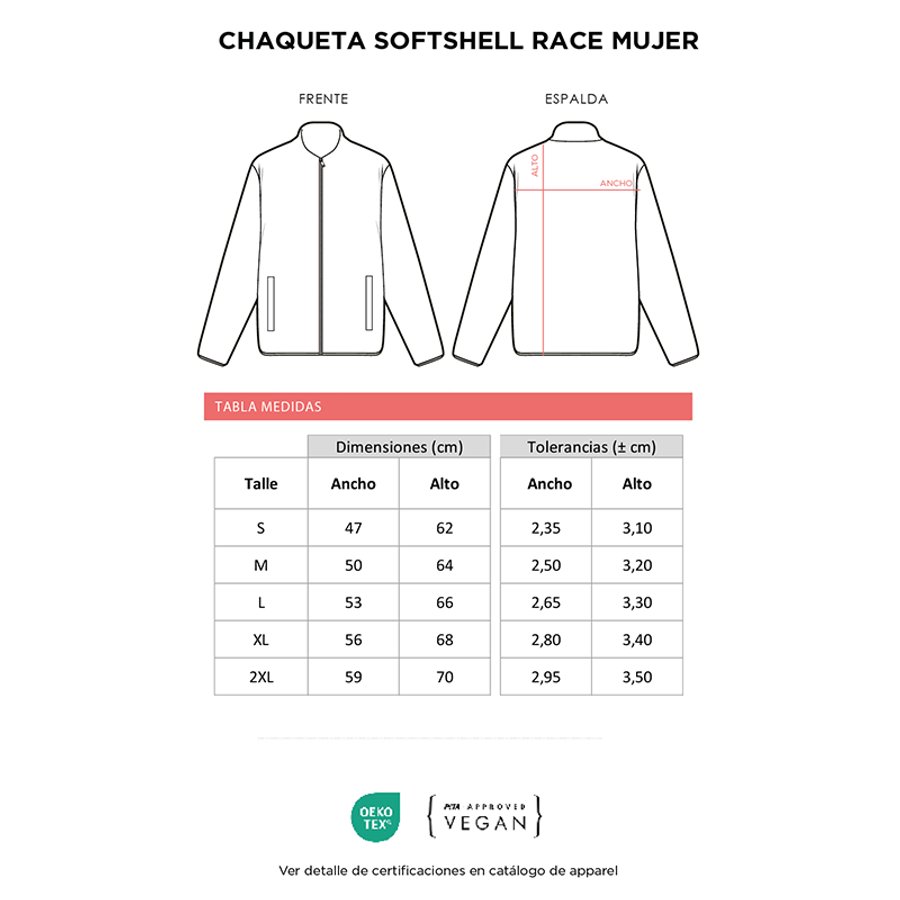 Chaqueta Softshell Race Mujer — foto 10