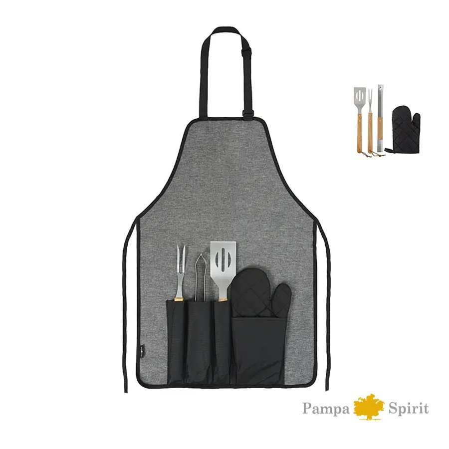 Set BBQ Delantal Grill — foto 4