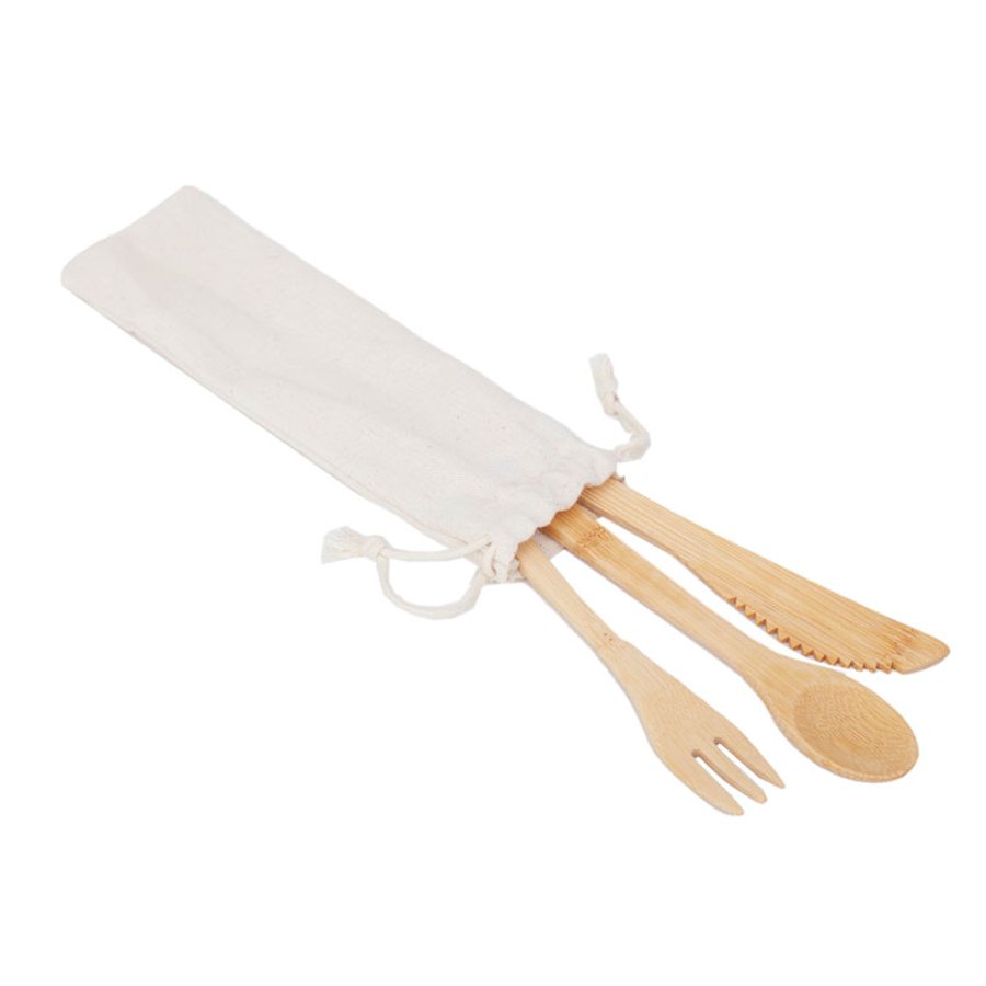 Set Cutlery Bamboo — foto 3