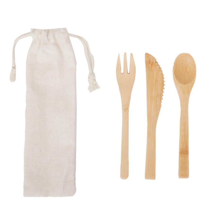 Set Cutlery Bamboo — foto 5