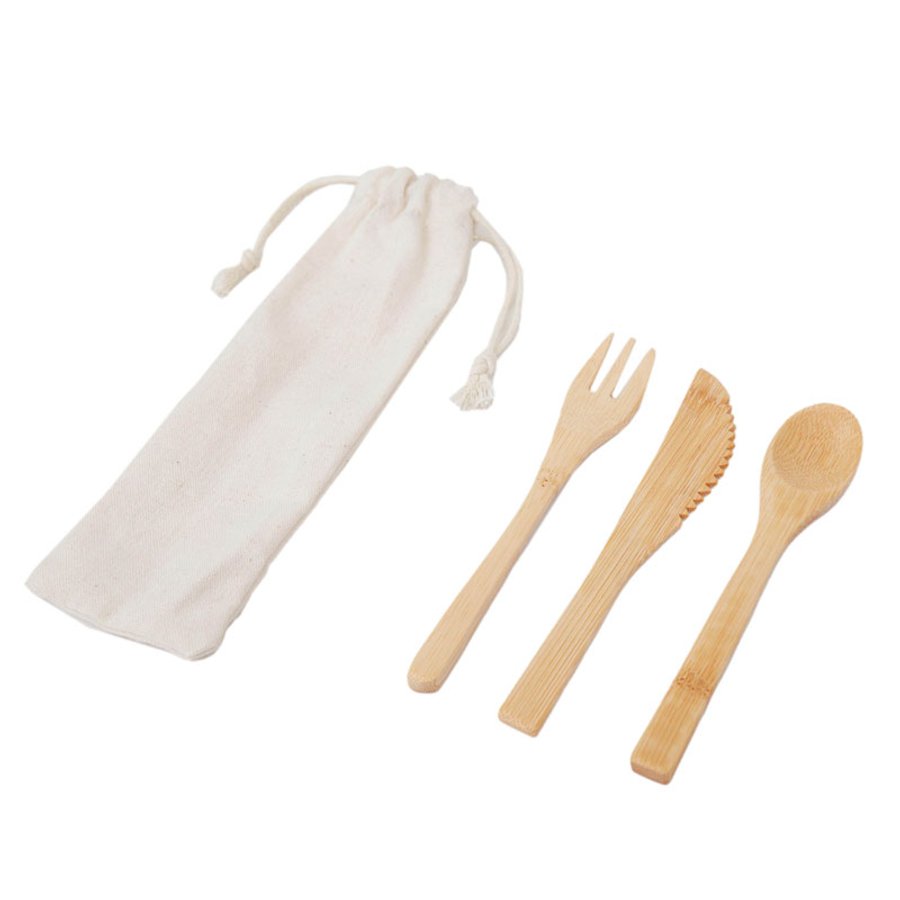 Set Cutlery Bamboo — foto 6